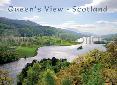 Scotland - Queen's View Loch Tummel Magnet