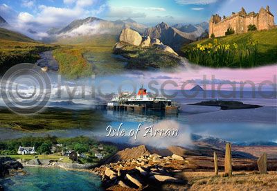 Isle of Arran Fusion Postcard