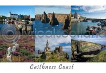 Caithness Coast Composite Postcard