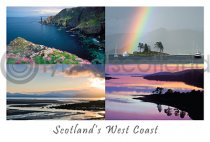 Scotland's West Coast Composite 2 Postcard